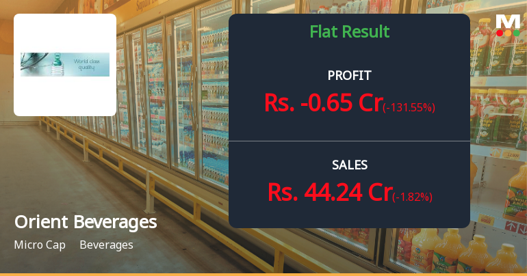 Orient Beverages Q4 FY26: Quarterly Loss Raises Concerns Despite Decent Annual Performance