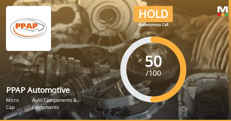 PPAP Automotive Ltd Upgraded to Hold as Technicals Improve and Valuation Attracts