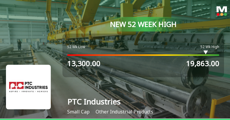 Broad-Based Technical Strength Lifts PTC Industries Ltd to 52-Week High of Rs 19,863