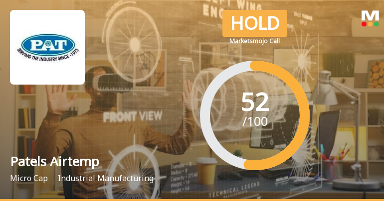 Patels Airtemp (India) Ltd is Rated Hold