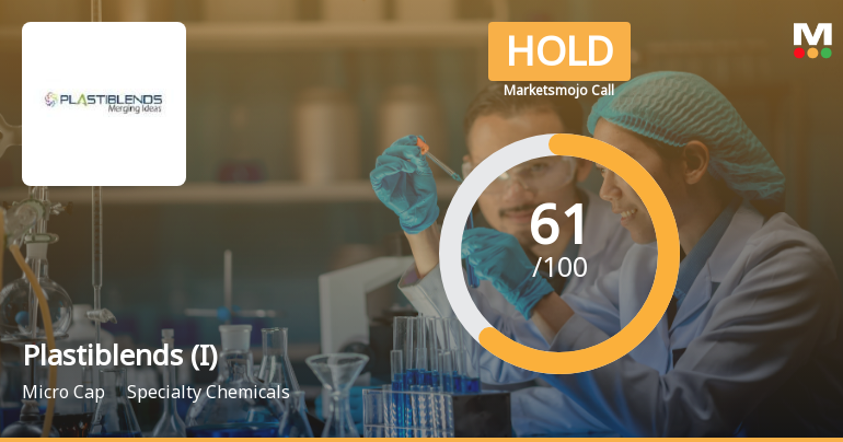 Plastiblends India Ltd Upgraded to Hold as Financials Improve Amid Valuation Concerns