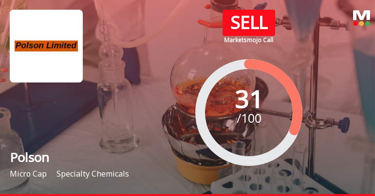 Polson Ltd. Upgraded to Sell on Technical Improvements Despite Weak Fundamentals