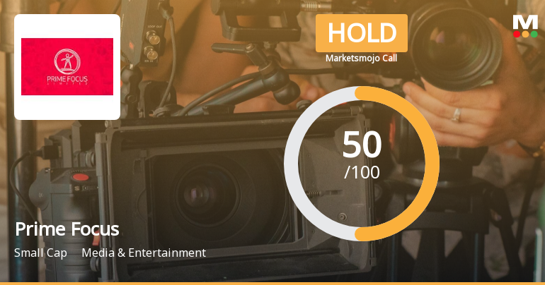 Prime Focus Ltd is Rated Hold by MarketsMOJO