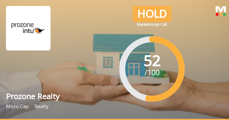 Prozone Realty Ltd is Rated Hold