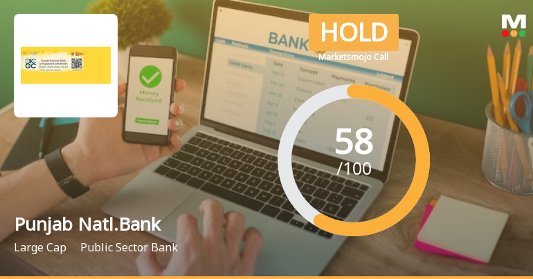 Punjab National Bank is Rated Hold by MarketsMOJO