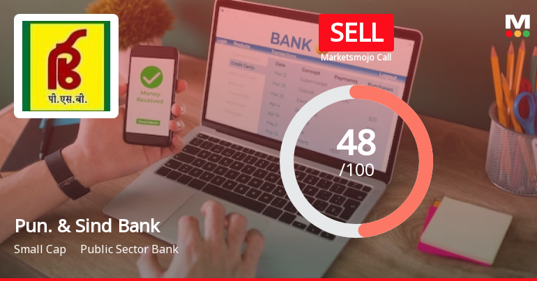 Punjab & Sind Bank Downgraded to Sell by MarketsMOJO Amid Mixed Financial and Technical Signals