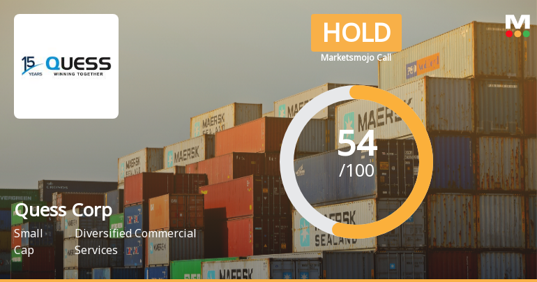 Quess Corp Ltd Upgraded to Hold by MarketsMOJO on Improved Technicals and Financials