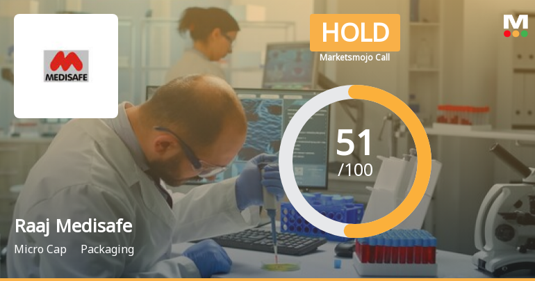 Raaj Medisafe India Ltd is Rated Hold