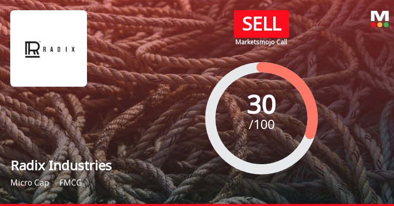 Radix Industries (India) Ltd is Rated Sell