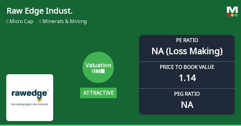 Raw Edge Industrial Solutions Ltd: Valuation Shifts Signal Renewed Price Attractiveness