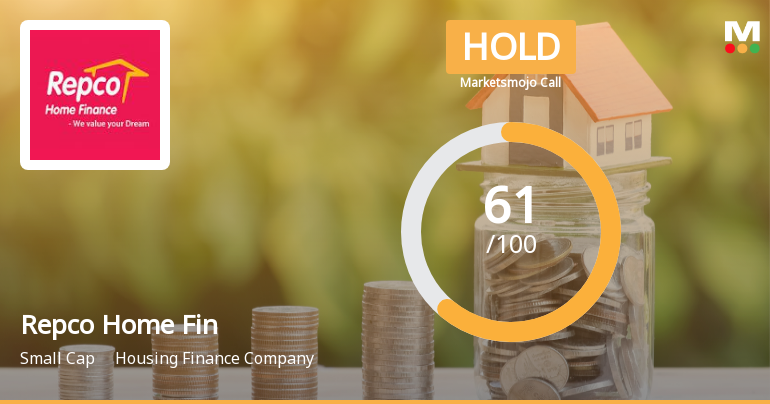 Repco Home Finance Ltd Upgraded to Hold by MarketsMOJO on Improved Technicals and Valuation