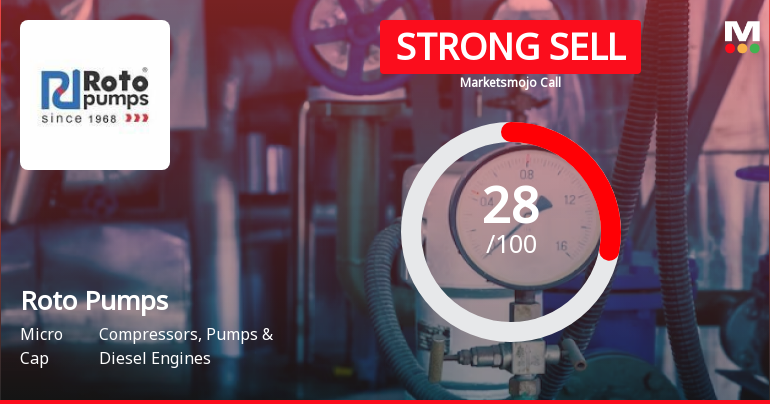 Roto Pumps Ltd is Rated Strong Sell