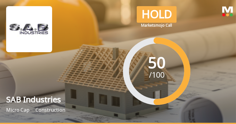 SAB Industries Ltd Upgraded to Hold by MarketsMOJO on Technical and Valuation Improvements