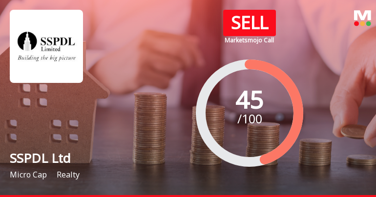 SSPDL Ltd Upgraded to Sell on Improved Financials and Technicals