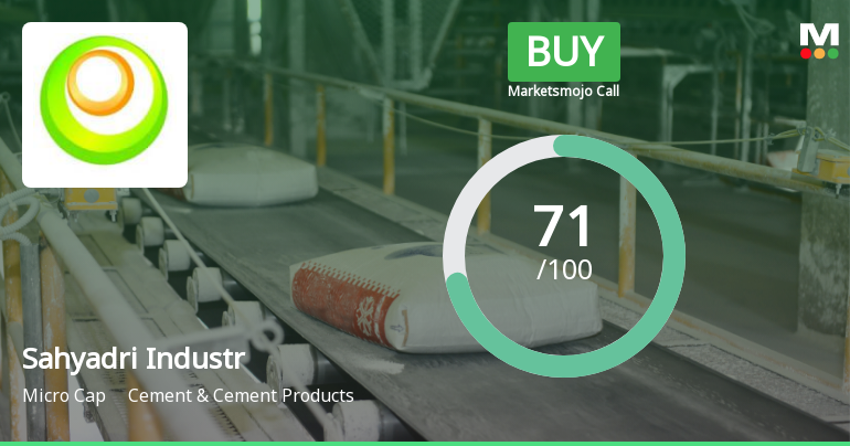 Sahyadri Industries Ltd Upgraded to Buy on Improved Technicals and Valuation