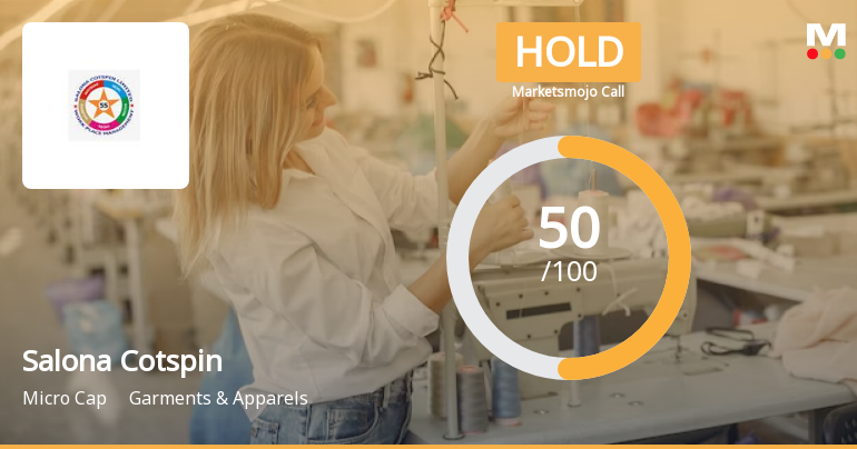 Salona Cotspin Ltd. is Rated Hold by MarketsMOJO
