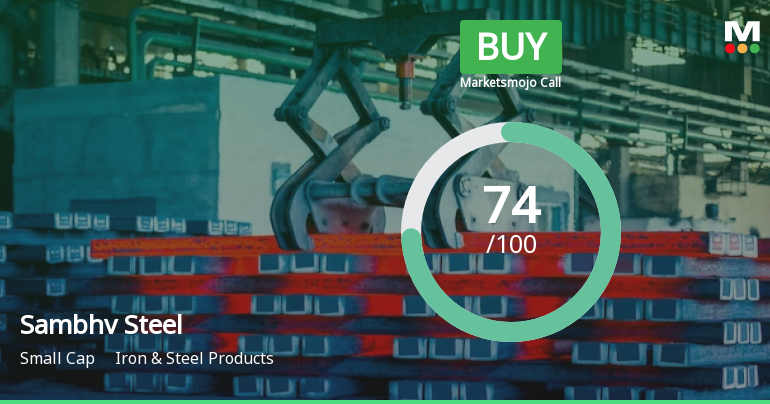 Sambhv Steel Tubes Ltd is Rated Buy