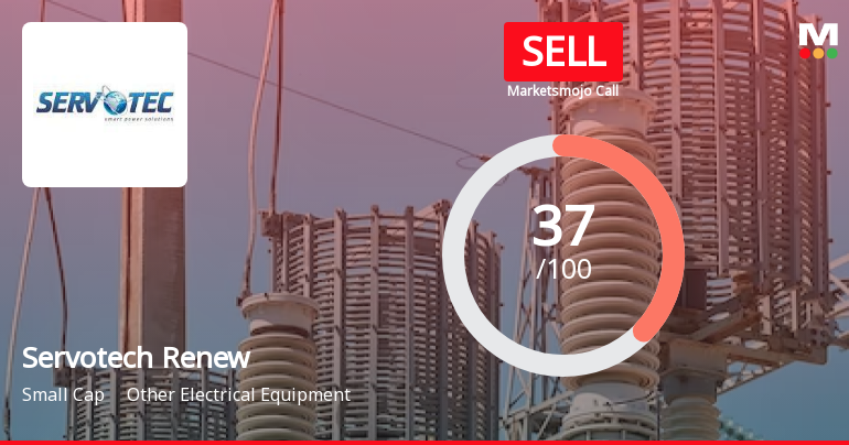 Servotech Renewable Power System Ltd is Rated Sell