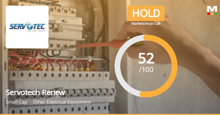Servotech Renewable Power System Ltd is Rated Hold