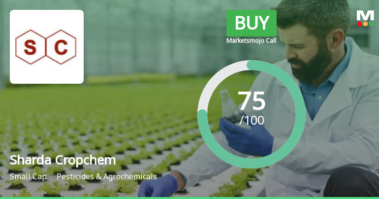 Sharda Cropchem Ltd Downgraded to Buy Despite Outstanding Financials