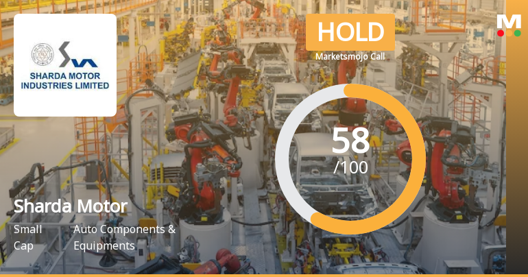 Sharda Motor Industries Ltd is Rated Hold