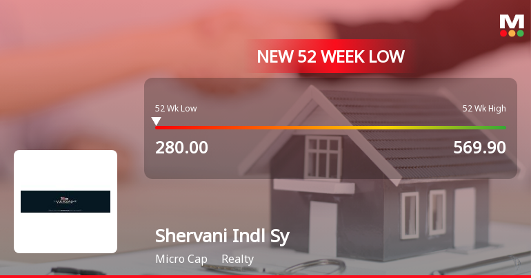 Markets Rally, But Shervani Industrial Syndicate Ltd Sinks to 52-Week Low in Stock-Specific Sell-Off