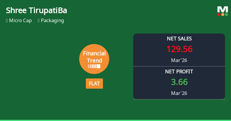 Shree Tirupati Balajee Agro Trading Co. Ltd Reports Flat Quarterly Performance Amid Margin Pressures