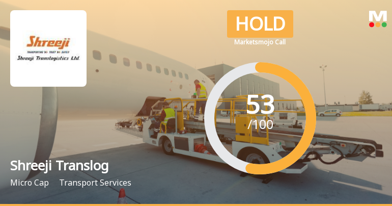 Shreeji Translogistics Ltd Upgraded to Hold on Improved Technicals and Valuation