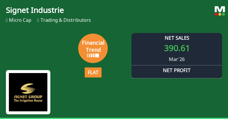Signet Industries Ltd Reports Flat Quarterly Performance Amid Margin Pressures