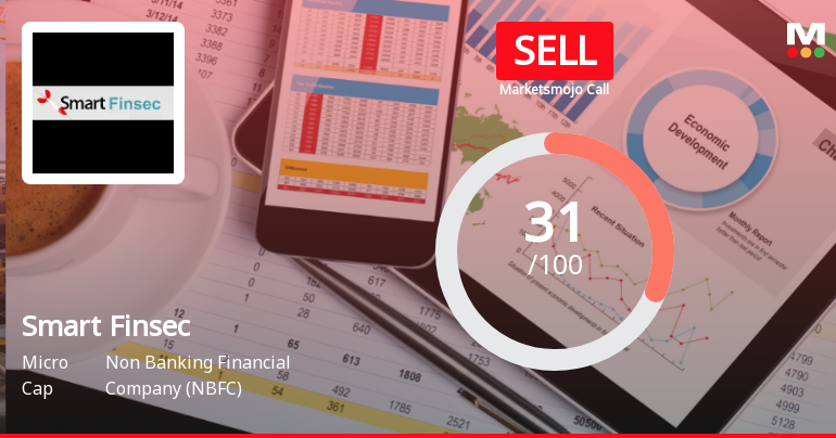 Smart Finsec Ltd Upgraded to Sell on Technical and Valuation Improvements