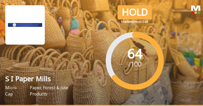 South India Paper Mills Ltd Downgraded to Hold Amid Mixed Technical and Fundamental Signals