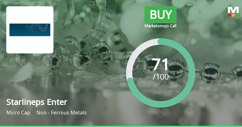 Starlineps Enterprises Ltd is Rated Buy