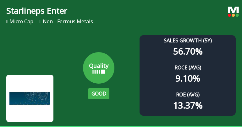 Starlineps Enterprises Ltd Upgrades Quality Grade Amid Strong Financial Performance