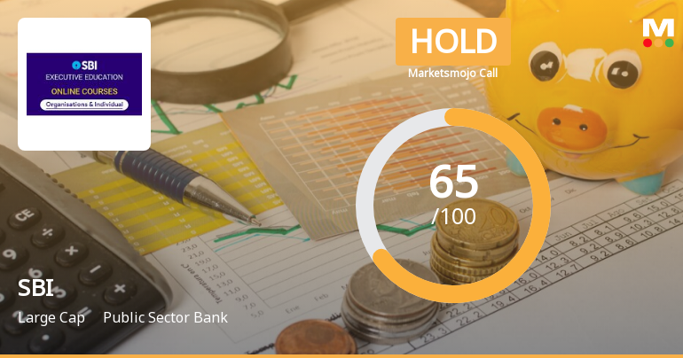 State Bank of India is Rated Hold by MarketsMOJO