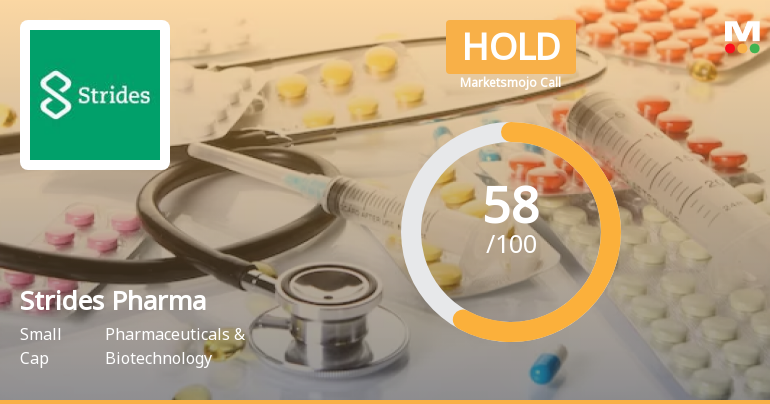 Strides Pharma Science Ltd is Rated Hold