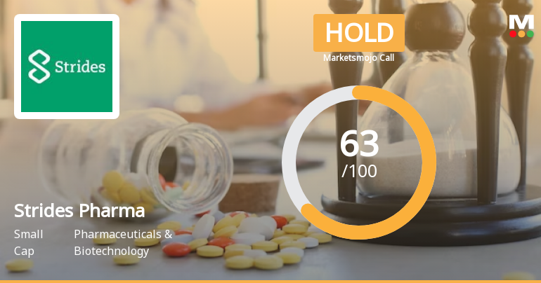Strides Pharma Science Ltd is Rated Hold