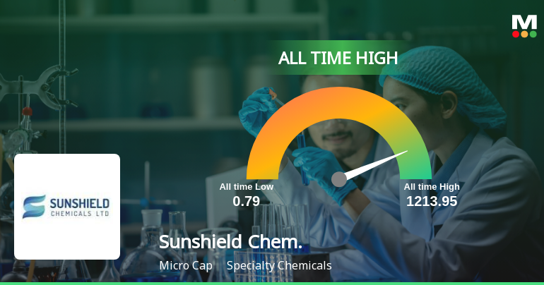 Strong Momentum Meets Stretched Valuations as Sunshield Chemicals Ltd Reaches All-Time High