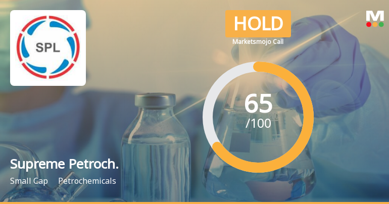 Supreme Petrochem Ltd is Rated Hold
