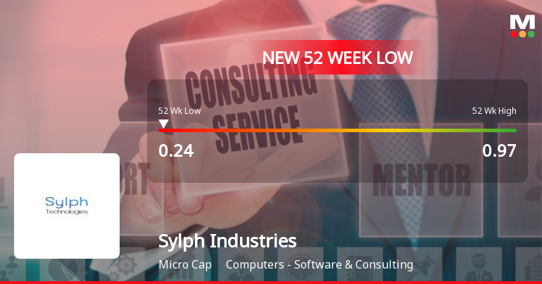 Sylph Industries Ltd Falls to 52-Week Low of Rs 0.24 as Sell-Off Deepens