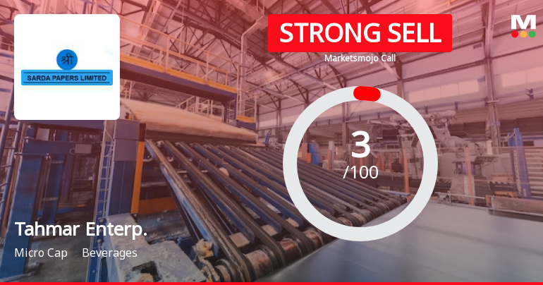 Tahmar Enterprises Ltd is Rated Strong Sell