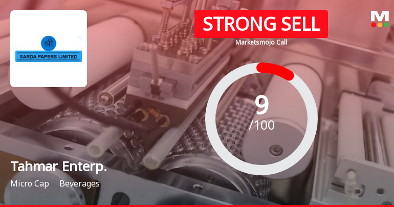 Tahmar Enterprises Ltd is Rated Strong Sell