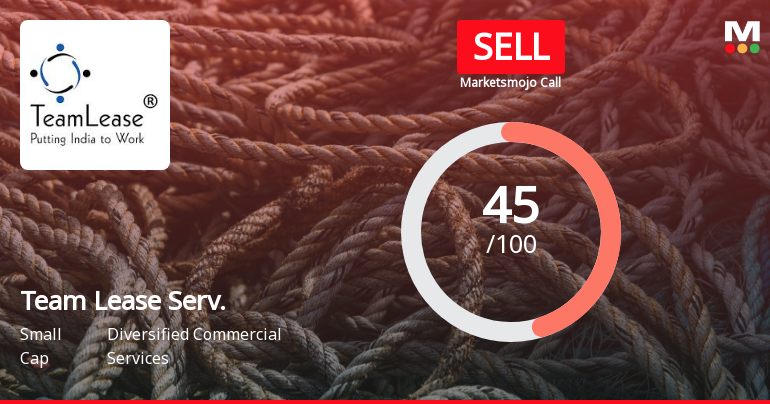 Team Lease Services Ltd is Rated Sell