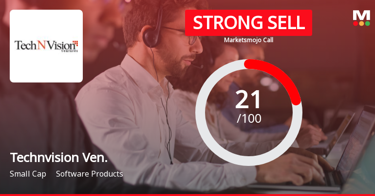 TechNVision Ventures Ltd is Rated Strong Sell