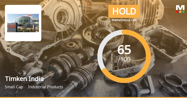Timken India Ltd is Rated Hold by MarketsMOJO