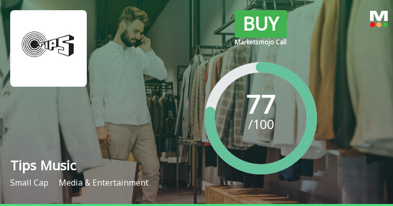 Tips Music Ltd is Rated Buy by MarketsMOJO