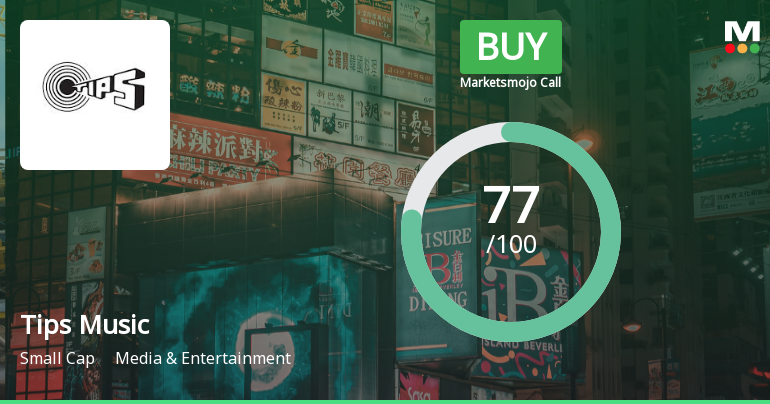 Tips Music Ltd Downgraded to Buy Amid Mixed Technical Signals and Expensive Valuation