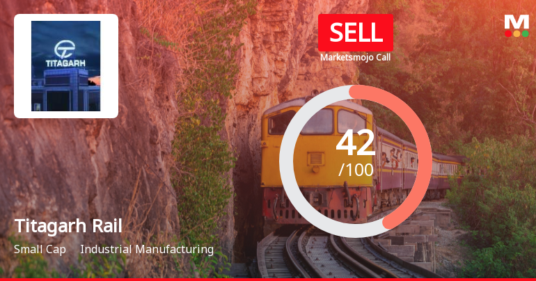 Titagarh Rail Systems Ltd is Rated Sell by MarketsMOJO