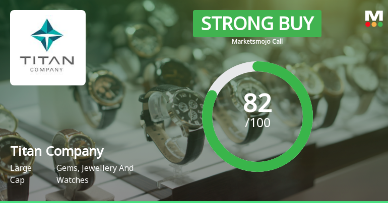 Titan Company Ltd Upgraded to Strong Buy on Robust Fundamentals and Technicals