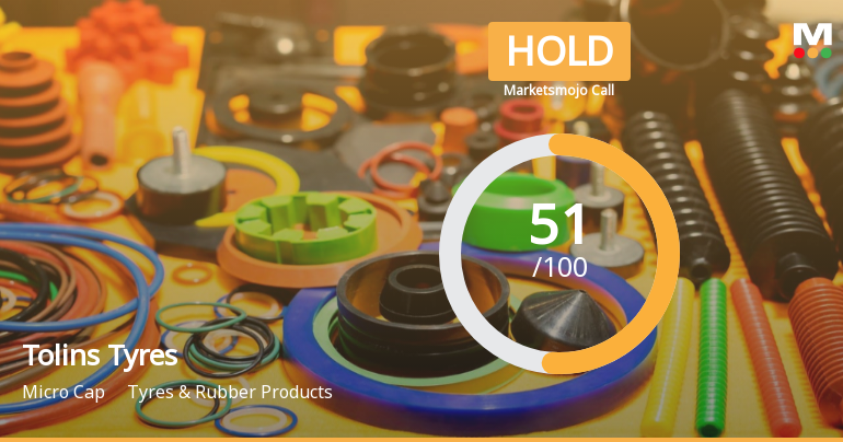 Tolins Tyres Ltd Upgraded to Hold as Technicals Improve Amid Flat Financials