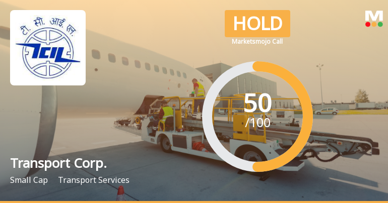 Transport Corporation of India Ltd Upgraded to Hold by MarketsMOJO on Technical and Valuation Improvements